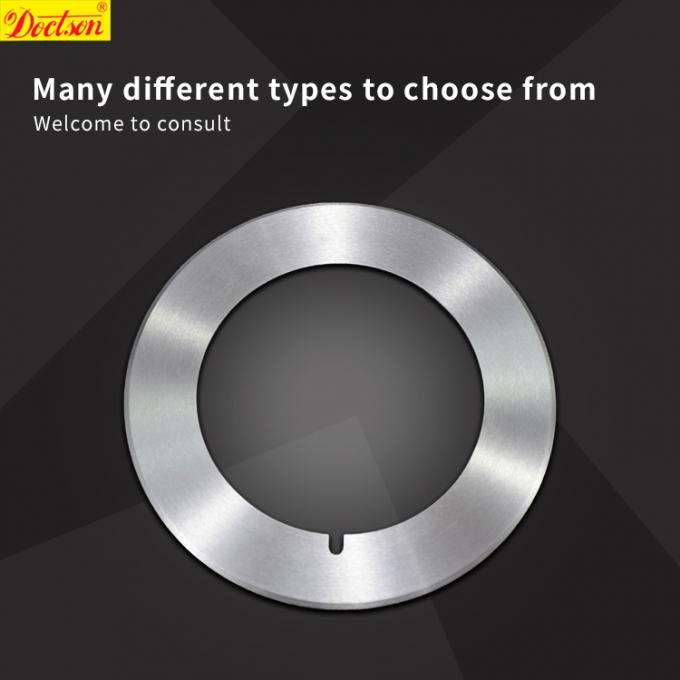 गोल उच्च परिशुद्धता रोटरी कटिंग ब्लेड पीवीसी एज ब्लेड रोटरी ब्लेड कटिंग मशीन पेपर पाइप चिपकने वाला टेप कटिंग मशीन ब्लेड 0